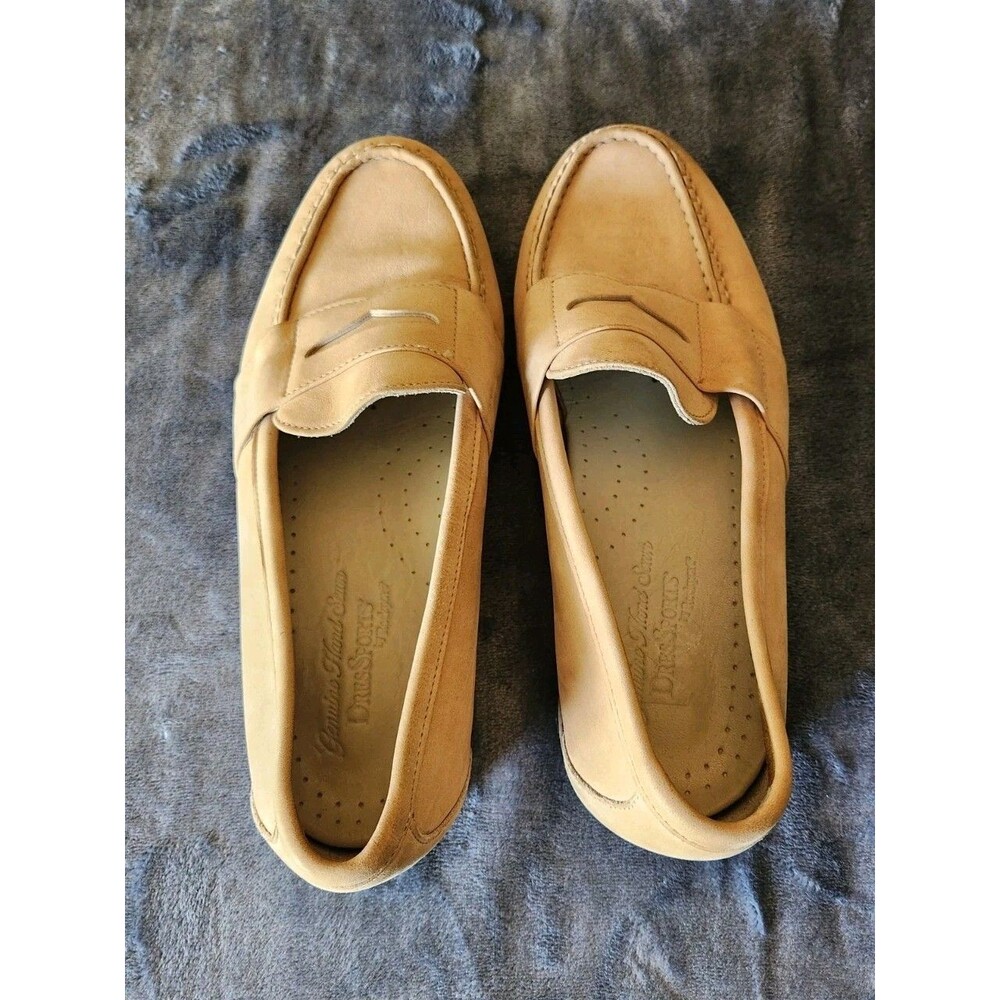 Tan rockport loafers size 8 Wide Mens